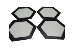 Hexagon shape Wholesale slick Silicone Fiberglass Silicone Macaron Baking Mat Baking Mat Tray Oven Dough Rolling Liner Sheet ZZ