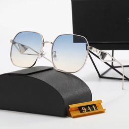 Fashion Classic Designer Sunglasses For Men Women Sunglasses Luxury Polarized Pilot Oversized Sun Glasses UV400 Eyewear PC Frame Polaroid Lens S941