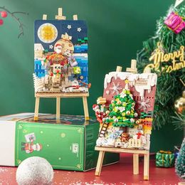 Blocks LOZ mini Kids Building Toys DIY Bricks Puzzle Christmas Gift Girls Boys Holiday Home Decor 1280 1282 1283 1937 231114