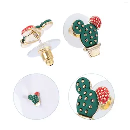 Dangle Earrings Delicate Ear Ornament Girly Gifts Tropical Jewellery Women Ladies Earring Cactus Decorative Stud