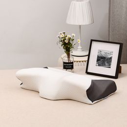 Pillow Orthopaedic Memory Foam 60x35cm Slow Rebound Soft Slepping s Butterfly Shaped Relax The Cervical For Adult 230414