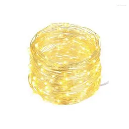 Strings LED Fairy Lights Battery Operated Copper Wire Blinking For Wedding Dorm Holiday Yard Decoration