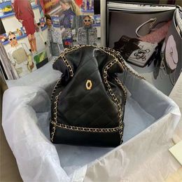 10A Mirror quality Desiginers shoulder bag Drawstring shopping bag cross body Handbag Women's bodys purses Official original imported Genuine leather chaneity bag