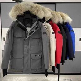 2023 Goose Down Jacket Mens and Womens Coat Mink Fur Collar Couple Winter Fashion Outdoor Thickened Warm Custom Designer ClothingYIR0