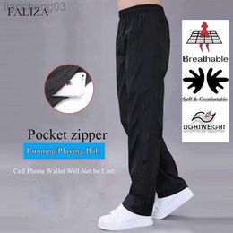 Men's Pants FALIZA SPring Casual Pants Mens Oversized Sweatpants Grey Loose Resistant Breathable Sports Trousers Running Tracksuit Plus 6XL W0414