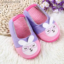 Slipper Fashion Spring Autumn Animal Kids Living House Shoes Children Boys Girls Cotton Slipper Comfortable Indoor Floor ShoesL231114