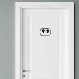 Wall Stickers Personality Of The WC Men And Women Interesting Decorative Door Sticker 2WS0037