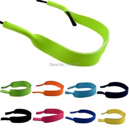 Eyeglasses chains 50pcslot Top Quality Neoprene Sunglasses Glasses Outdoor Sports Band Strap Head Floater Cord Eyeglass Stretchy holder 231113