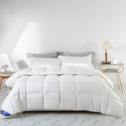 Bedding sets Peter Khanun White Goose Down Duvet All Season Comforter Winter Luxury Warm Blankets 024 230414
