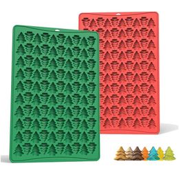 Baking Moulds Christmas Tree Sile Chocolate 100 Grid Mold - Essential For Holiday Drop Delivery Home Garden Kitchen Dining Bar Bakewa Dhyzf