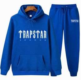 New Men's Tracksuit TRAPSTAR Fashion Hoodie Sportswear Men Clothes Jogging Casual Mens Running Sport Suits designer Pant 2Pcs Sets plus women Classic design 30ess