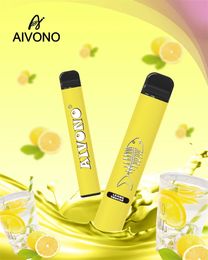 Original AIVONO AIM MINI BOX 600 Puffs Plus E Cigarette Battery Prefilled Disposable Bar 5% 2% 0% Vaporizer Pod