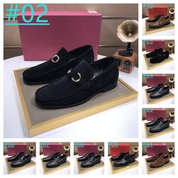 22 Style Genuine Leather Men Casual Shoes Luxury Brand 2022 Designer Mens Loafers Moccasins Breathable Slip on Black Driving Shoes Plus Size 38-45