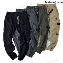 Designer Mens Cargo Pants Casual Radish Red Loose Harlan Joggers Multi-pocket Sports Trousers 2024 Autumn Winter Cotton Dad Pants