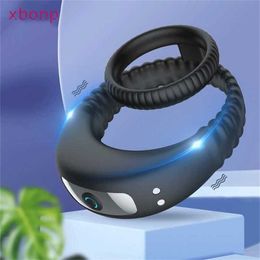 Penis Cock Rings Delay Ejaculation Erection Sex Shop Male Enlarger Vibrator Cockring Masturbators Toys for Men 231010