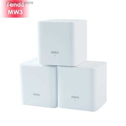 Routers Tenda MW3 Wireles Nova Mesh WiFi System Up to 3500 sq.ft. Whole Home Coverage Router Extender AC1200 Parental Control APP Q231114