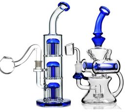 hookahs Glass Bong with Arms Tree Perc Big Bongs Straight Water Pipes