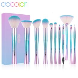 Makeup Tools Docolor Fantasy brushes set 11Pcs Professional makeup Foundation Powder Eyeshadow Eyebrow Eyeline Make up 230413