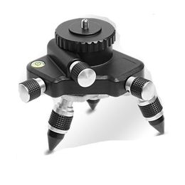 Laser Level Tripod 360-Degree Turning Rotating Micro-adjust Fine Pivoting Base for Connector 1/4 Threaded Mount Bgfnq