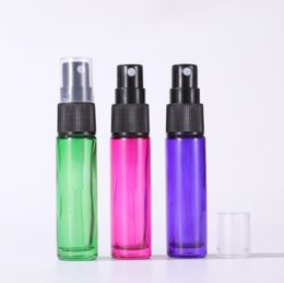 150pcs/lot 10ml Glass Spray Bottles with Fine Mist Sprayer Refillable Empty Bottles for essential oils or other liquids