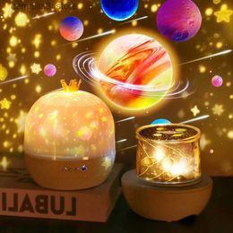 Night Lights Galaxy Light Projector Star Night Light with Bt Speaker Remote Controller Rechargeable Rotate Led Lamp for Bedroom Decoration Q231114