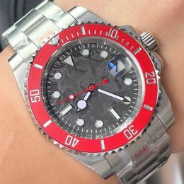 Watch Mens Watch carbon structure Automatic Mechanical Luminous 40mm Stainless Steel Strap Wristwatch Montre de luxe Gold Wristwatches 904l