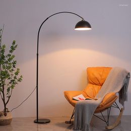 Floor Lamps Minimalist Led Lamp Living Room Sofa Decorative Fishing Design Sense Ambient Light Standing Lights Home Decor