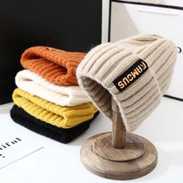 BeanieSkull Caps Knitting Beanies Winter For Men Women Warm Solid Color Hat Soft Woolen Crochet Unisex Take Cold Cap Beanie 231113