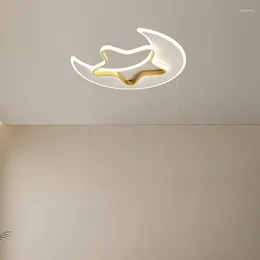 Ceiling Lights Creative Star Moon Modern Simple Living Room Bedroom Study Balcony Led Lamp Home Indoor Lighting Fixtures