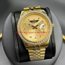 16 Style Mens Watches 41mm 36mm 278381 278238 Gold Dial Watch Automatic Mechanical movement Mens Diamond Bezel Stainless Steel Luminous Wrist Designer Watches
