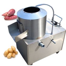 150-220 kg/h Fully automatic Industrial fruit vegetable skin peeler electric potato carrot peeling washing machine cassava peeler350 type