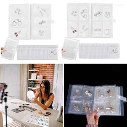 Jewellery Pouches Anti Oxidation Organiser Bags Transparent Small Packaging Storage Books For Necklace Bracelet Earrings Rings