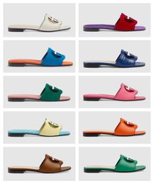 2024GQ Ultimo Summer Rubber Beach Slipers Fashion Designer Sandals Sandals 35-42