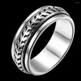 Cluster Rings BOCAI Real Creative S925 Sterling Silver Jewellery Transfer Couple Ring Stylish Simple Style Men's
