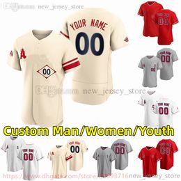 Custom S-6XL Movie College Baseball Wears Jersey Stitched 3 TaylorWard 4 AndrewVelazquez 6 AnthonyRendon 14 TylerWade 17 ShoheiOhtani Hong Away Jerseys