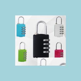 Door Locks Security Code Lage Padlock 4 Digits Combination Steel Keyed Padlocks Appd Travel Lock For Suitcases Baggage Drop Delivery Dhnfd