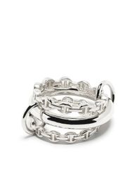 Spinelli Kilcollin rings brand logo designer New in luxury fine jewelry x Hoorsenbuhs Microdame sterling silver stack ring