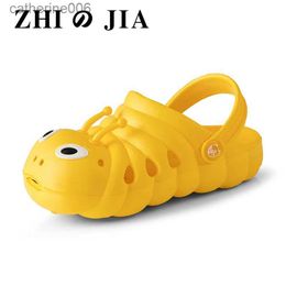 Slipper 2023 Summer Clogs Kids Shoes Boys EVA Soft Comfortable Children Shoes Girls Cartoon Non-Slip Fashion Garden Shoes Kids SlippersL231114