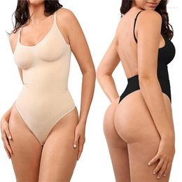 Women's Shapers Tummy Control Slimming Bodysuit Shapewear Women Backless Flat Belly Sheathing Sexy Seamless Waist Trainer Body Shaper