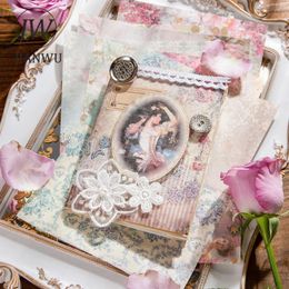 Sheets The Manor Girl Series Literary Character Collage Decor Material Paper Creative DIY Junk Journal Stationery