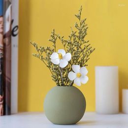 Vases Modern Simple Style Home Decorate Vase Living Room Bedroom Dried Flower Arrangement Office Desktop Ornament Ceramic