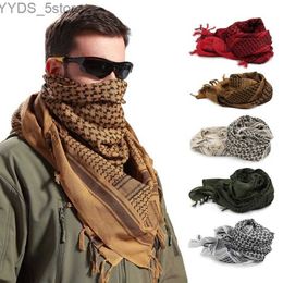 Scarves 2023 New Spring Winter Military Fashion Lightweight Army Plaid Scarf Men And Women Tactical Arab Scarf To Keep Warm YQ231114