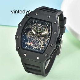 Fashion Watch Quartz High Precision Black Samurai Pointer Non Mechanical Hollow Out Transparent Bottom Luminous Waterproof Quartz Watch