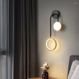 Wall Lamp Modern Led Kitchen Decor Mirror For Bedroom Luminaire Applique Deco Smart Bed Mount Light