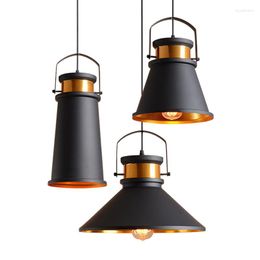 Pendant Lamps Retro Light Diamond Hanging Lamp Shade Christmas Decorations For Home Glass Box Vintage Bulb