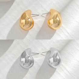 Stud Earrings PuRui Creative Comma Smooth For Women Metal Drop Shape Mix Color 2Pairs Party Gifts Y2K Jewelry Female