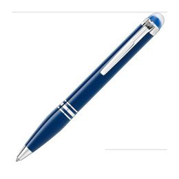 Ballpoint Pens Promotion Signature Pen Blue Planet Special Edit M Gel Roller Korean Stationery Series Number Drop Delivery Office Sc Dhvxr