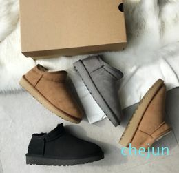 Womens Mini Half Snow Boot Winter Fluffy furry Satin Ankle Booties slippers