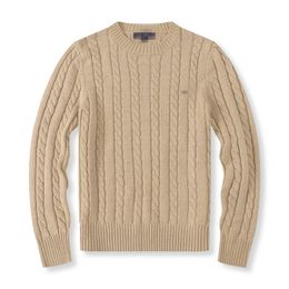 Top Men's Designer Polo Sweater Wool Shirt Warm Pullover Slim Fit Knitted Jumper Brand Cotton Sweatshirt