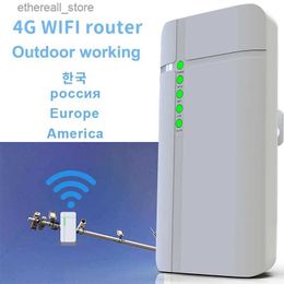 Routers Waterproof Outdoor 4G CPE 4G Router LTE WiFi Router 4G SIM Card Hotspot for IP Camera Outside WiFi Coverage Q231114